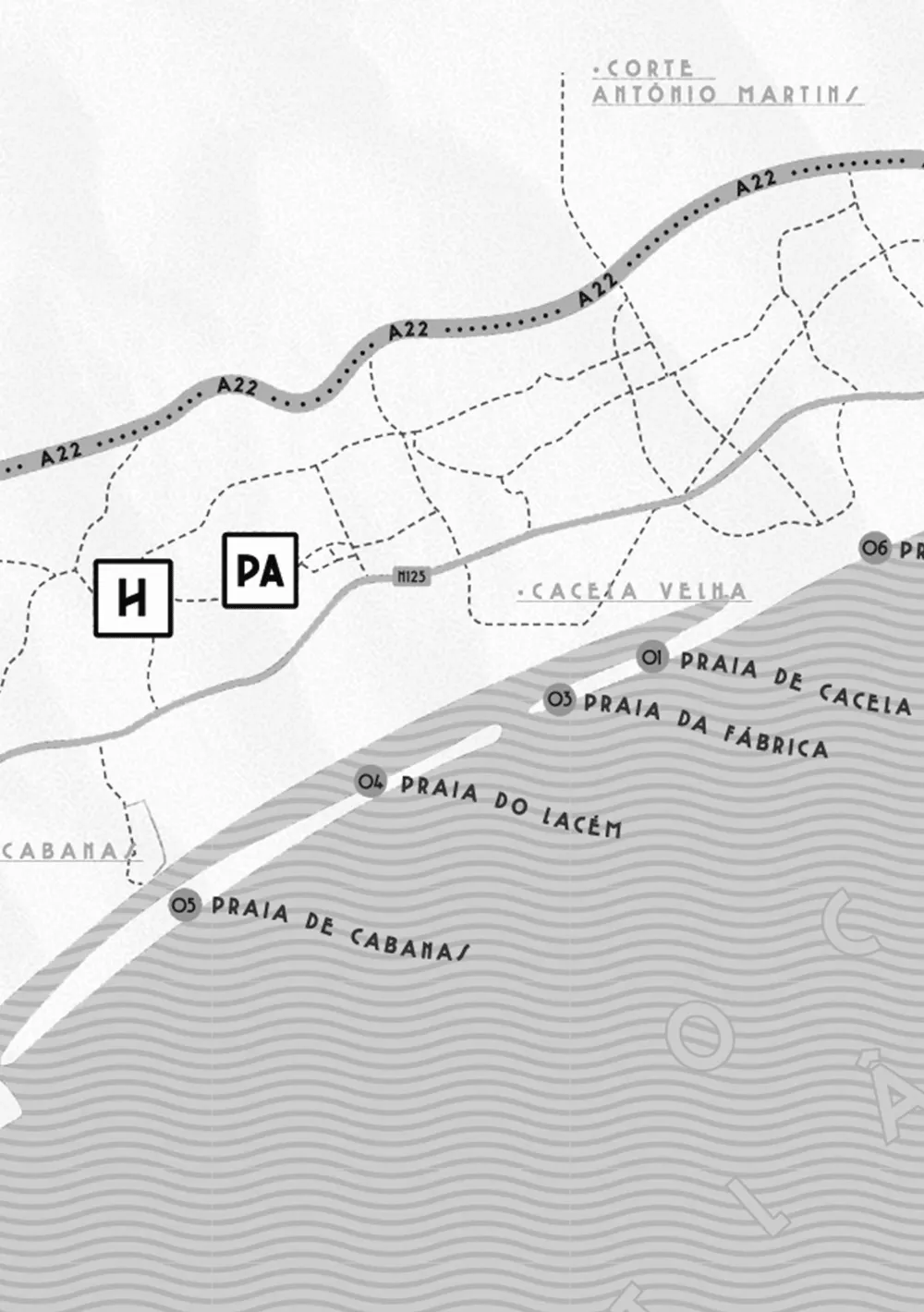 Mapa Hospedaria